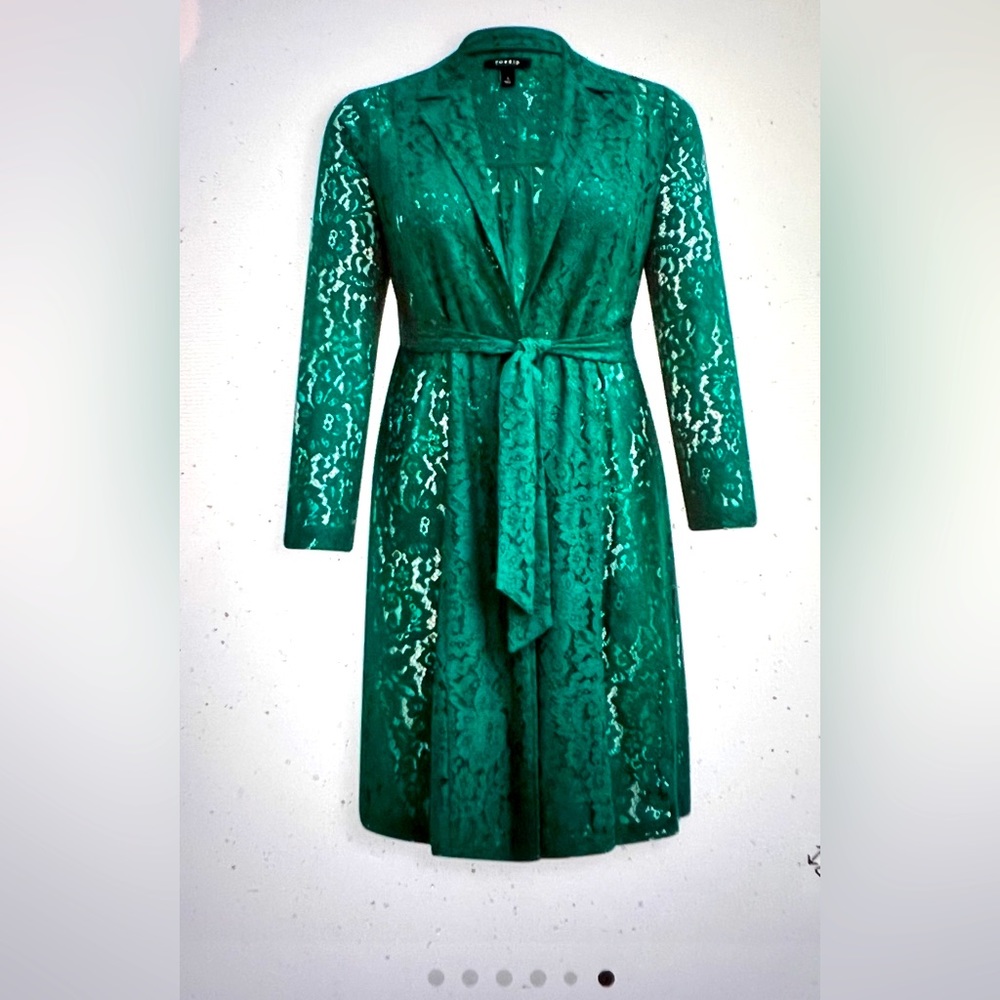 Torrid Stretch Lace Trench Size 3 NWT